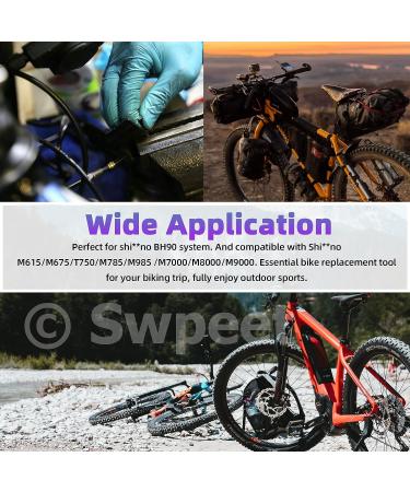 Swpeet 50Pcs Disc Brake Cable Hose Kit with Hydraulic Hose Fitting Insert Tool and Cutter - BH59/BH90, Olive & Inserts Installation for Bicycle Brake System - Buy Online on GoSupps.com