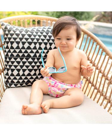 i play. Snap Reusable Swim Diaper 3T Pink Sealife | UPF 50+ Protection - No Other Diaper Needed - Buy Online on GoSupps.com