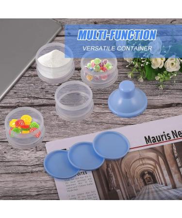 Milk Powder Dispenser Pot - BPA Free Formula Container for Travel & Outdoor Activities (Blue) - Buy Online on GoSupps.com