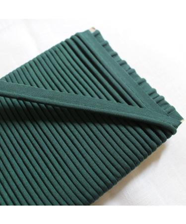 laceking2013 Laceking Premium Quality 16 Yards Crafts Maxi Piping Trim  0.5 Inches Wide Single Fold Bias Tape  Welting Cord  Cotton Polyester Mixed for Sewing  Trimming  Upholstery (Forest Green)