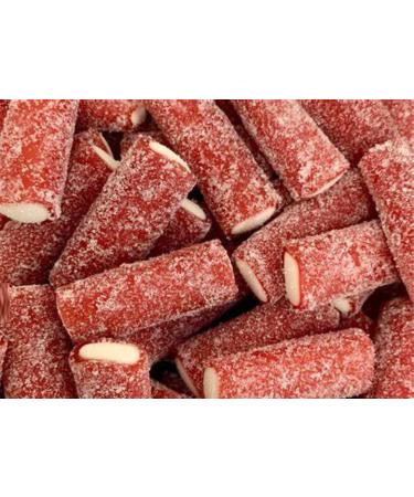 1kg Fizzy Strawberry Rocketz Candy Pick & Mix Sweets Mixed Assortment Gummy Selection Resealable Pouch Share Bag