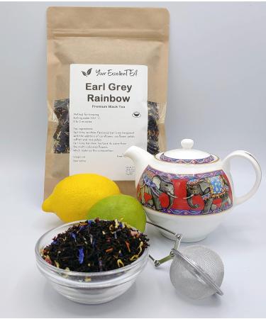 Earl Grey RAINBOW Loose Leaf Tea with Bergamot Oil from Ceylon BOP1 (100g) - Buy Online on GoSupps.com