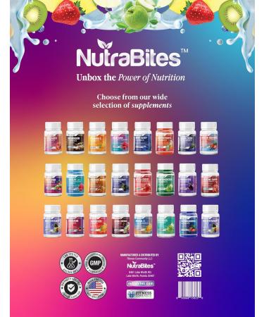 NutraBites Black Seed Oil Gummies - 1000mg Cold-Pressed Nigella Sativa for Immune Digestion & Heart Health - Antioxidant Support Skin Radiance & Wellness - Organic & Vegan-Friendly (60 Count) - Buy Online on GoSupps.com