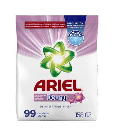 Ariel Powder Laundry Detergent, with a Touch of Downy Freshness, 99 loads, 158 oz