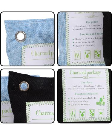 Minkissy 2-Pack Bamboo Coal Bags for Air Purification | Natural Fresh Air Cleaning Solution - Buy Online on GoSupps.com