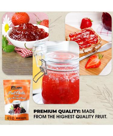 Natural Vegan Fruit Pectin Powder for Low Sugar Jams/Jellies | NON-GMO Premium Bulk 1 lb Bag - Buy Online on GoSupps.com