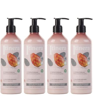  sarcia.eu Itinera Milk Body Lotion for Normal and Sensitive Skin with Sicilian Prickly Pear 97% Natural Ingredients 370ml - Pack of 2 - Buy Online on GoSupps.com
