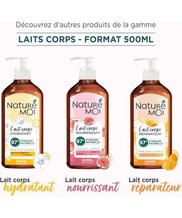 Natur Moi Nourishing Body Lotion with Organic Fig of Provence and Organic Shea Butter Moisturizing and Nourishing Body Lotion 97% Natural Origin 500 ml Made in France - Buy Online on GoSupps.com