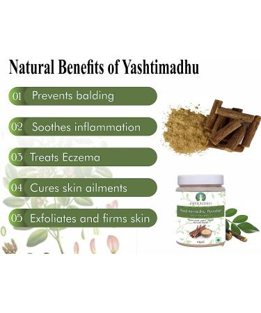 AYURVEDASHREE Yashtimadhu Powder 100 Gm - Natural Mulethi/Licorice Powder | Supports Lungs, Skin, Stomach | Vegan & Non GMO - Buy Online on GoSupps.com