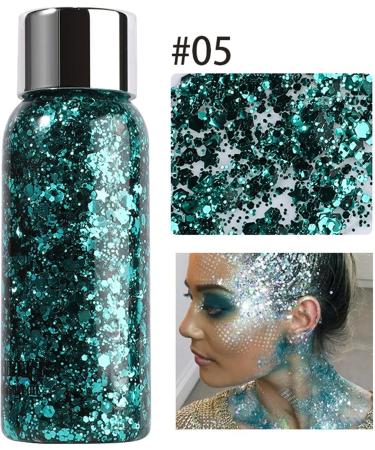  bellv Liquid Highlighter Glitter Gel Mermaid Face Glitter Long Lasting Glitter Glitter Lip Nail Hair Paint Glitter Art Decor Bellv - Buy Online on GoSupps.com