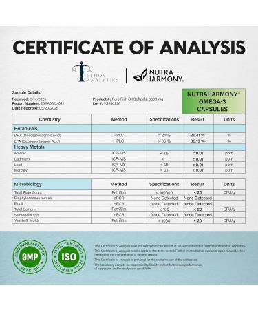 Omega 3 Fish Oil 3600 mg - Omega 3 Supplement | EPA & DHA - Heavy Metals Free - Heart Brain & Joint Support - Purified Fish Oil for Men & Women - Lemon Flavored - Made in USA 90 Softgels - Buy Online on GoSupps.com