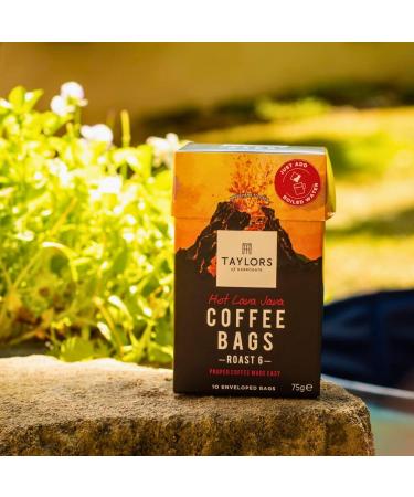 Taylors Coffee Bags Bundle | 2 X 10 Rich Italian Coffee Bags 2 X 10 Hot Lava Java Coffee Bags and 2 X 10 Flying Start Coffee Bags | 60 Coffee Bags Individually Wrapped - Buy Online on GoSupps.com