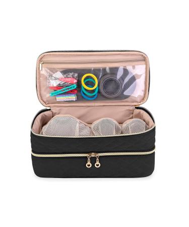 Teamoy Double-Layer Travel Storage Bag for Dyson Supersonic Hair Dryer - Portable Organizer for Blow Dryer & Attachments - Black - Buy Online on GoSupps.com