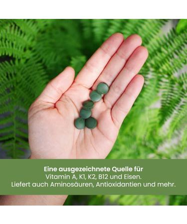 Nutrex Hawaii Pure Hawaiian Spirulina 1000mg 180 Vegan Tablets Gluten-Free Soy-Free Laboratory Tested for Optimal Health - Buy Online on GoSupps.com