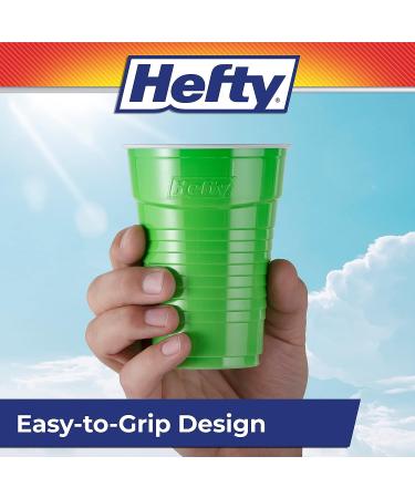 Hefty Party On Disposable Plastic Cups - 16 oz - 100 Count - Assorted Colors - Pack of 1 - Buy Online on GoSupps.com