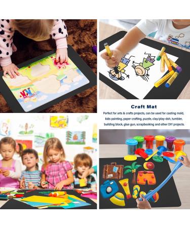 Gartful Black Extra Large Silicone Mat 23.6 x 15.7 inches - Resin Casting Mold, Countertop Protector, Placemat Table Saver Pad - Nonstick & Nonskid - Reusable Craft Sheet - Buy Online on GoSupps.com
