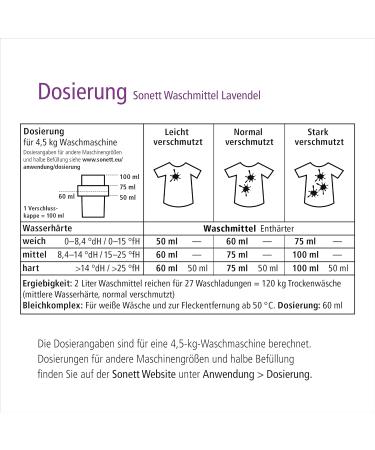 Sonett Lavender Detergent 10L | Eco-Friendly Laundry Care | International Shipping - Buy Online on GoSupps.com