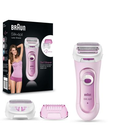 Brown Silk- pil Lady Shaver women's razor electric 3-in-1 electrical razor trimmer and peeling system wired wet & dry gift woman 5360 pink pink pink single - Buy Online on GoSupps.com