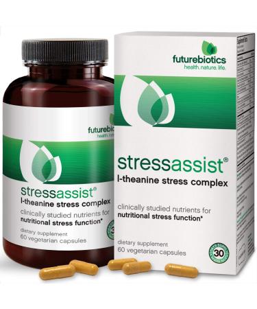 FutureBiotics Stressassist L-Theanine Stress Complex 60 Vegetarian Capsules