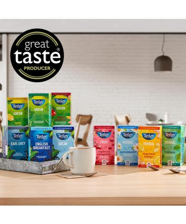  Tetley Tetley English Breakfast Drawstring Tea Bags (Pack of 25) - Buy Online on GoSupps.com