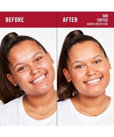 Rimmel Lasting Finish 35HR Foundation in 500 Toffee - Long-Lasting Coverage - Buy Online on GoSupps.com