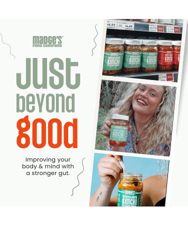 Madge's Food Company Kimchi 15 OZ Mild - Authentic Korean Mild Kimchi - Buy Online on GoSupps.com