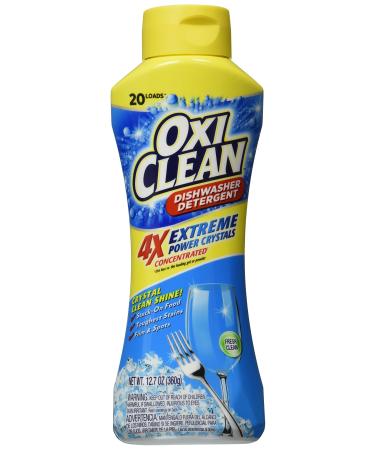 OxiClean Extreme Power Crystals Dishwasher Detergent Fresh Clean 12.7 oz. (...