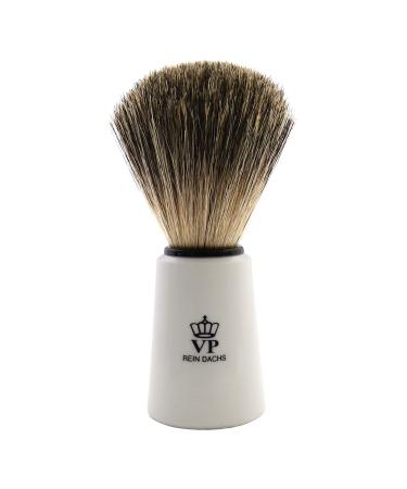 Shaving brush Royal VP - with real pure badger hair - white handle