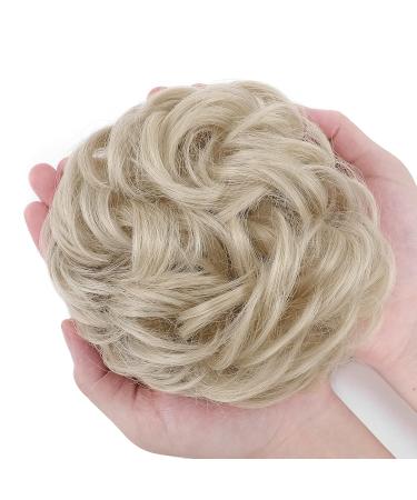 Silk-Co Hair Part with Rubber Band Wavy Soft Dutt Hair Extensions for Messy Bun Updos | 45g Thickening Hair Accessories - Buy Online on GoSupps.com
