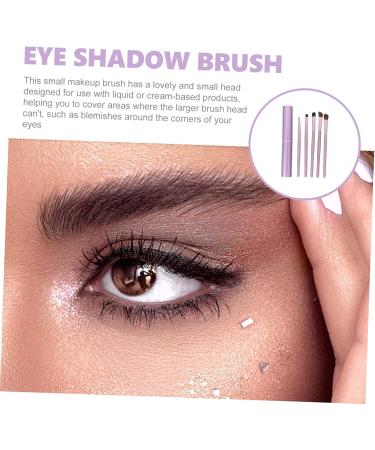 Gogogmee 5 Pcs Horsehair Eyeshadow Brush Makeup Brush Gel Eyeliner Brush Girl's Eyeshadow Brush Aluminum Box - Buy Online on GoSupps.com