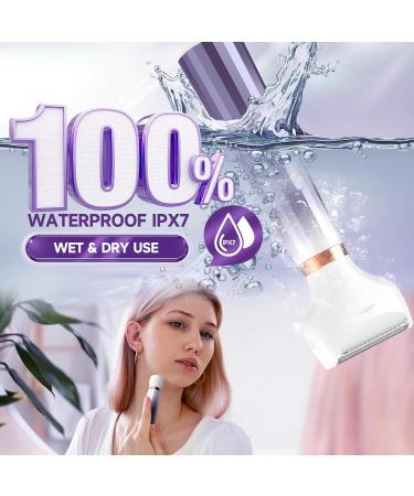 Electric Razor for Women | 4 in 1 Bikini Trimmer & Face Hair Removal - Rechargeable Wet/Dry Shaver - Buy Online on GoSupps.com