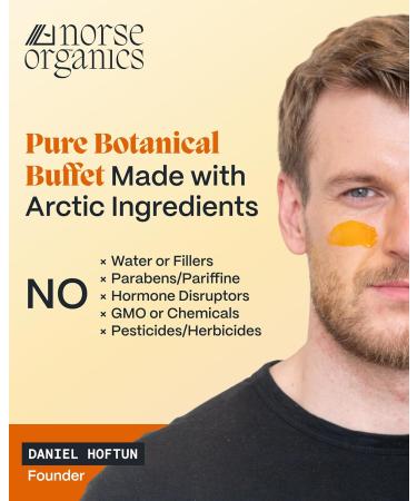 Norse Organics | Wrinkle & Dark Circle Warrior Balm | Arctic Herbs & Beeswax Eye Face Cream | Arnica Thistle Sea Buckthorn | Natural Formula for All Skin Types | Men & Women | 2 oz - Buy Online on GoSupps.com