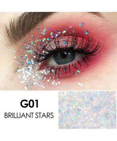 FOCALLURE Glittering Liquid Eyeshadow - Long Lasting & Quick-Drying - 03 Brilliant Star - Buy Online on GoSupps.com