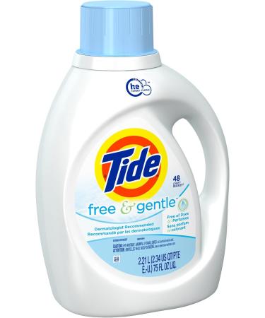 Tide Free & Gentle HE Turbo Clean Liquid Laundry Detergent - Pack of 4 Unscented 2.21 L (48 Loads) | Buy Internationally | Eco-Friendly Laundry Solution - Buy Online on GoSupps.com