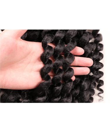 10 Inch Jamaican Bounce Curly Crochet Hair 4 Packs - #1B - Buy Online on GoSupps.com