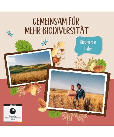 Allos Organic Unsweetened Oat Almond Drink | Vegan Lactose-Free Milk Alternative | 1L (6 Pack) - No Added Sugar - Buy Online on GoSupps.com