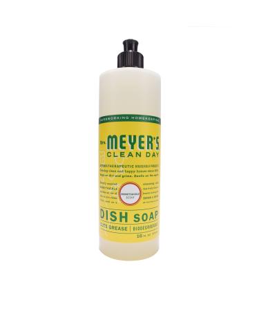 MRS. MEYER'S CLEAN DAY Liquid Dish Soap Biodegradable Formula Honeysuckle 16 fl. oz