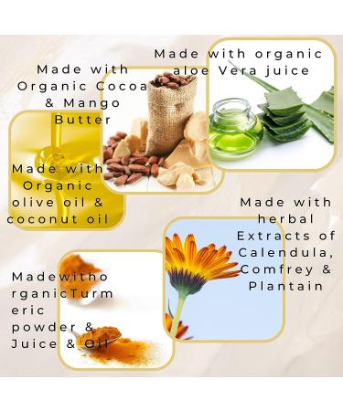 Organic Turmeric Soap Bar with Essential Oils | Acne-Fighting & Skin-Brightening | Includes Free Exfoliating Bag - Buy Online on GoSupps.com