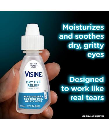 Visine Red Eye Total Comfort Multi-Symptom & Dry Eye Relief Lubricant Eye Drops, 2 Items - Buy Online on GoSupps.com