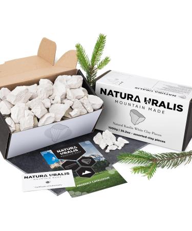 Argile Blanche Kaolin | 1000g d'Argile Blanche Naturelle Blanc pur Blanc Cass - Croquant Eonnant Texture Terreuse Velout e et Ferme Satisfaisante Sensation ASMR - Buy Online on GoSupps.com
