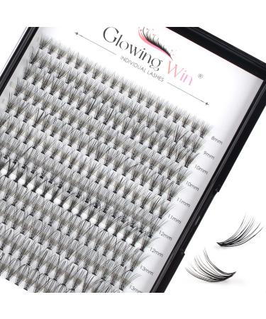 Glowing win cluster eyelash individually individual lashes natural eyelash false eyelashes of course 228 PCs DIY eyelash extensions eyelash extensions (0.07c 20d Mix8-15mm) 12-0.07c-20-8-15 - Buy Online on GoSupps.com