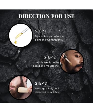 Premium Beard Oil for Men - Almond & 5 Essential Oils for Softening Beard - 35ml | International Shipping - Buy Online on GoSupps.com