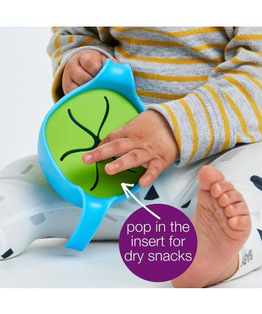 b.box 3 in 1 Toddler Bowl | Boysenberry 8.5 oz | Includes Straw Lid & No Spill Snack Insert | Dishwasher & Microwave Safe | BPA Free | Ages 6 mo - Buy Online on GoSupps.com
