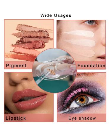 Handheld Acrylic Makeup Mixing Palette for Liquid Foundation & Art Pigments - Buy Online on GoSupps.com