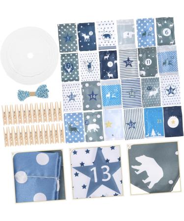 PRETYZOOM 96 Pcs Christmas Bag Advent Calendar Bags Candy Hanging Bags Christmas Hanging Bag Wooden - Buy Online on GoSupps.com