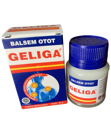 40gr Eagle Brand Geliga Muscular Balm for Muscle Joint Aches Back Pain Headache Cold 1.41 Ounce