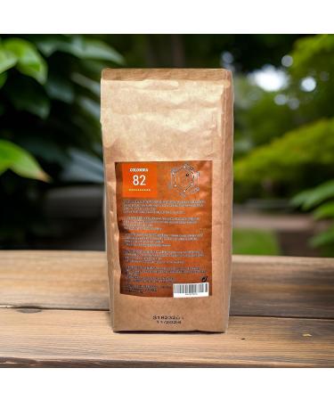 Coffee beans 1kg Natural 100% Arabica - Exclusive origin Colombia - Rated 82 points by the Specialty Coffee Association (SCA) - for its aromatic flavor and excellence - Buy Online on GoSupps.com