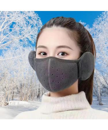 Neflum Breathable Elastic Facial Cover for Cold Weather | Unisex Face Cover for Running Cycling Motorcycling & Commuting - Dark Gray - Buy Online on GoSupps.com