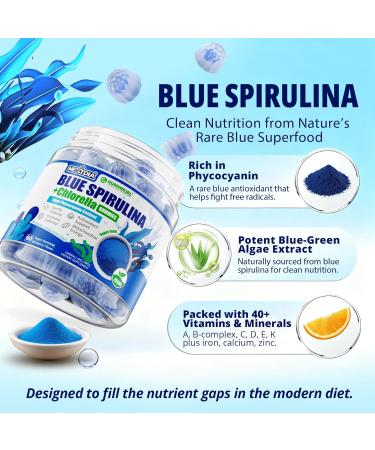 Nextdia Bundle: Blue Spirulina Gummies 1 Pack & Sea Moss Gummies 2 Pack - Buy Online on GoSupps.com