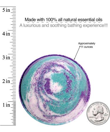 Mermaid Daydream Bath Bomb with Size 10 Ring Inside - Extra Large 10 oz - Made in USA - Buy Online on GoSupps.com